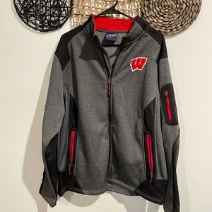 WISCONSIN BADGERS ZIP UP